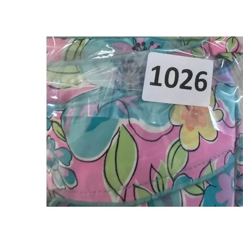 Sag Harbor Womens Size 14 Side Zipper Polyester Floral A Line Skirt